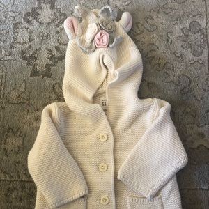 Gap unicorn hood jacket sweater